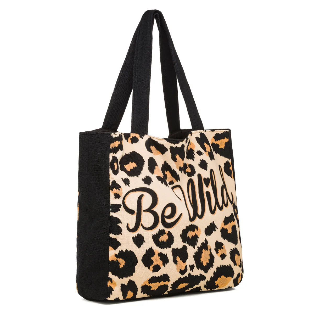 Borsa da mare donna in spugna leopardata Camomilla Milano Be Wild - Image 2