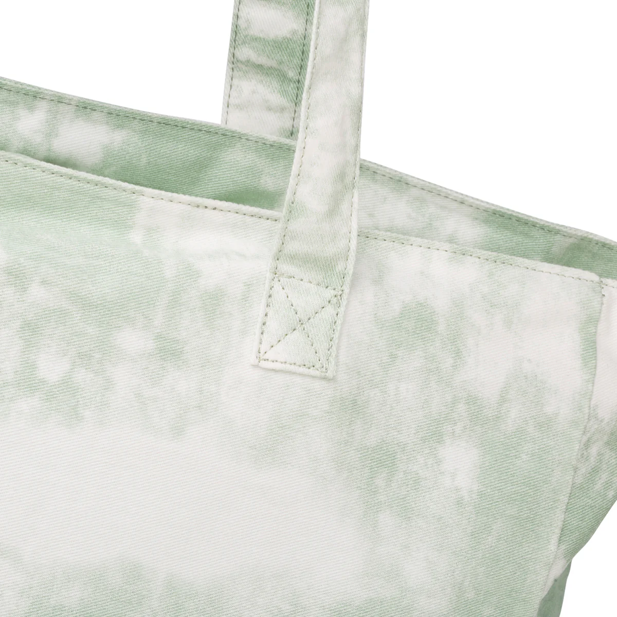Borsa da mare verde e bianca da donna Lora Ferres On The Beach - Image 3