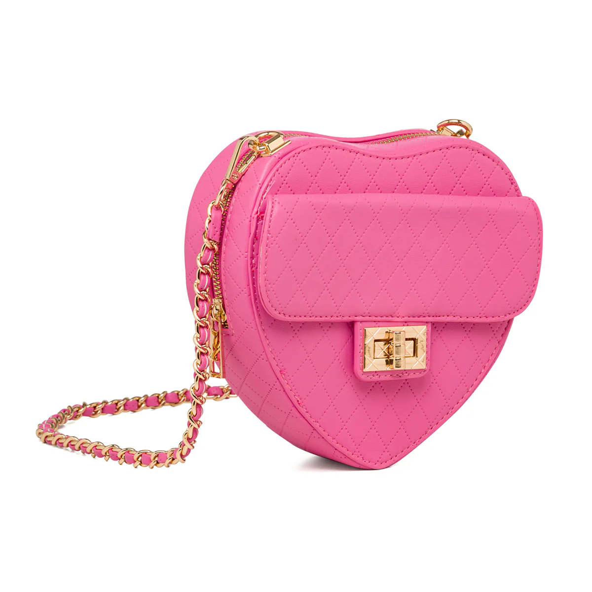Borsa fucsia da donna con tracolla in metallo Call It Spring Lilheart - Image 3