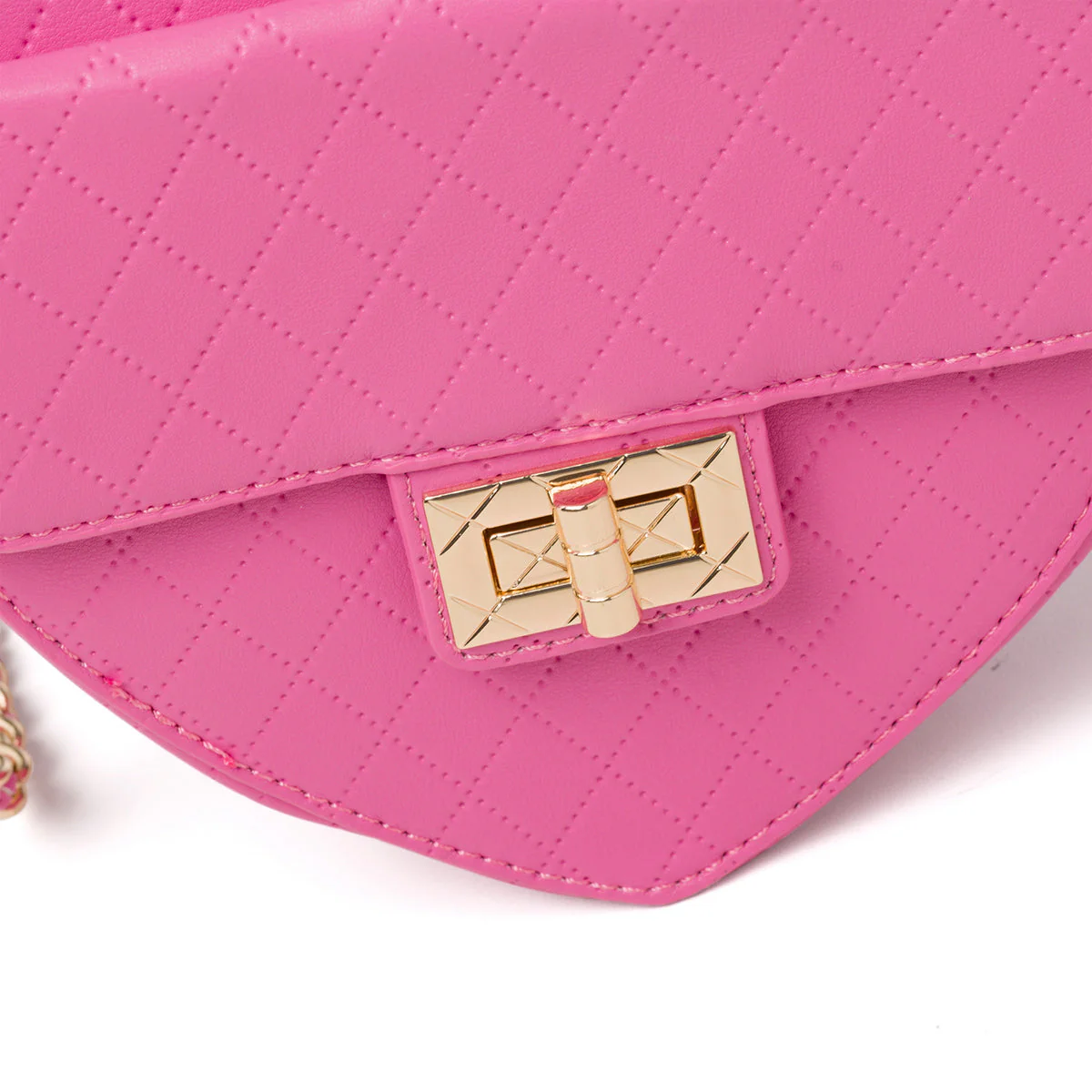 Borsa fucsia da donna con tracolla in metallo Call It Spring Lilheart - Image 5