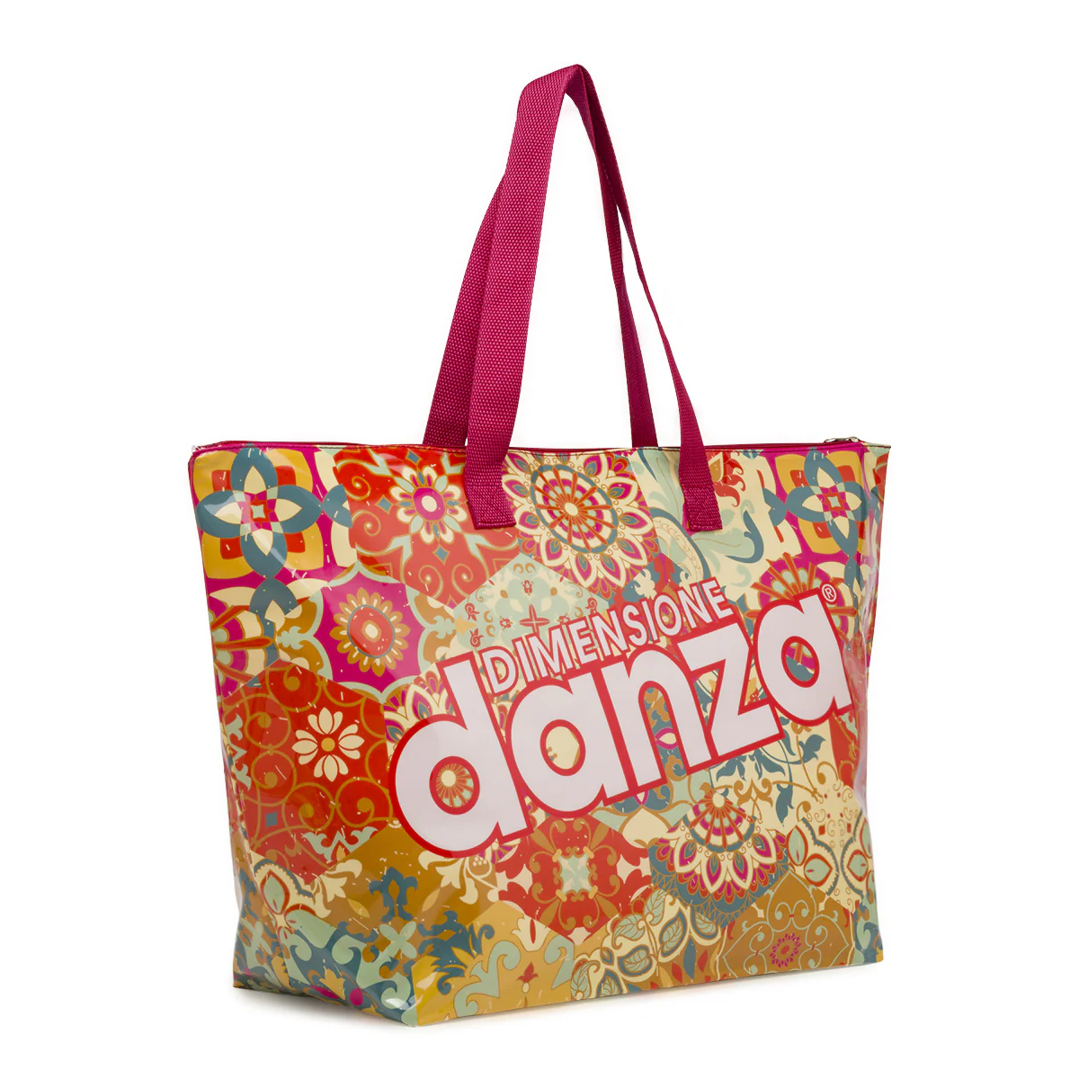 Borsa Mare Donna Rossa con fantasia mandala Dimensione Danza