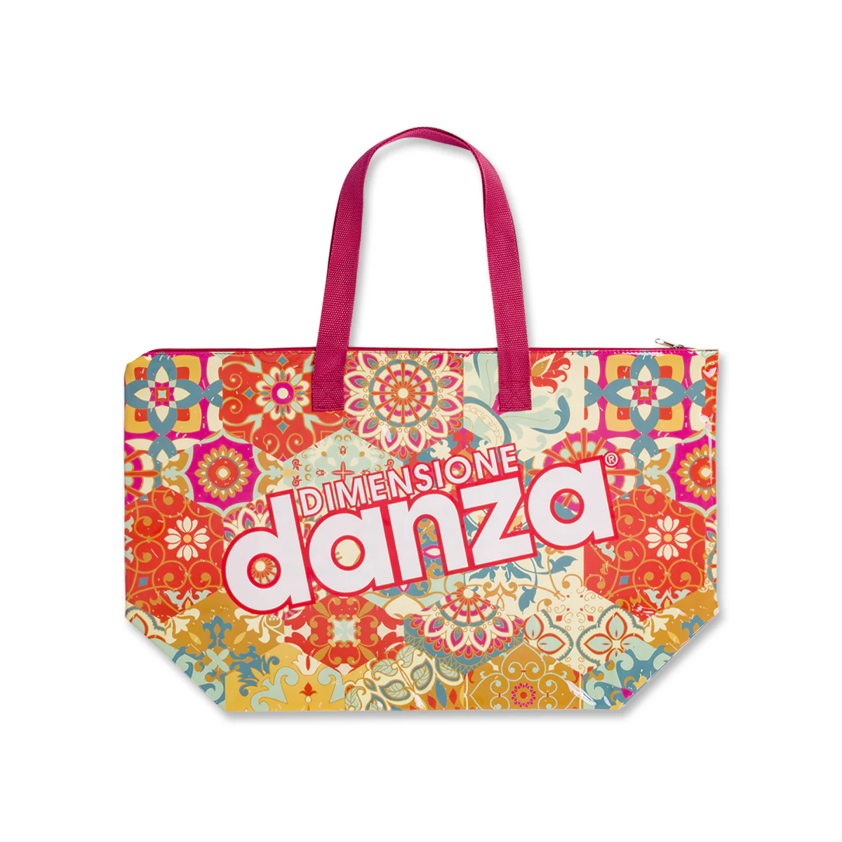 Borsa Mare Donna Rossa con fantasia mandala Dimensione Danza - Image 2