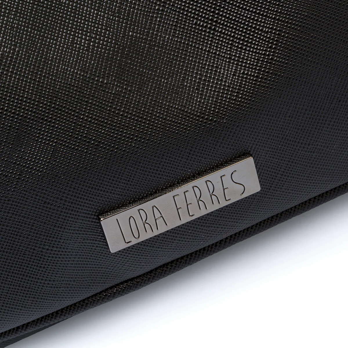 Borsa nera da donna con tracolla a catena lora Ferres - Image 3