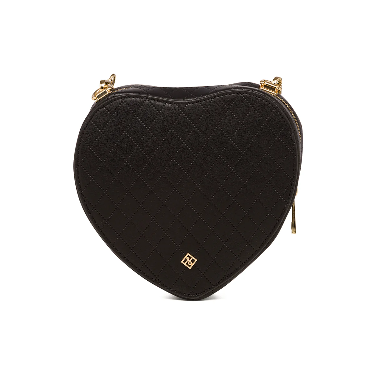Borsa nera da donna con tracolla in metallo Call It Spring Lilheart - Image 2