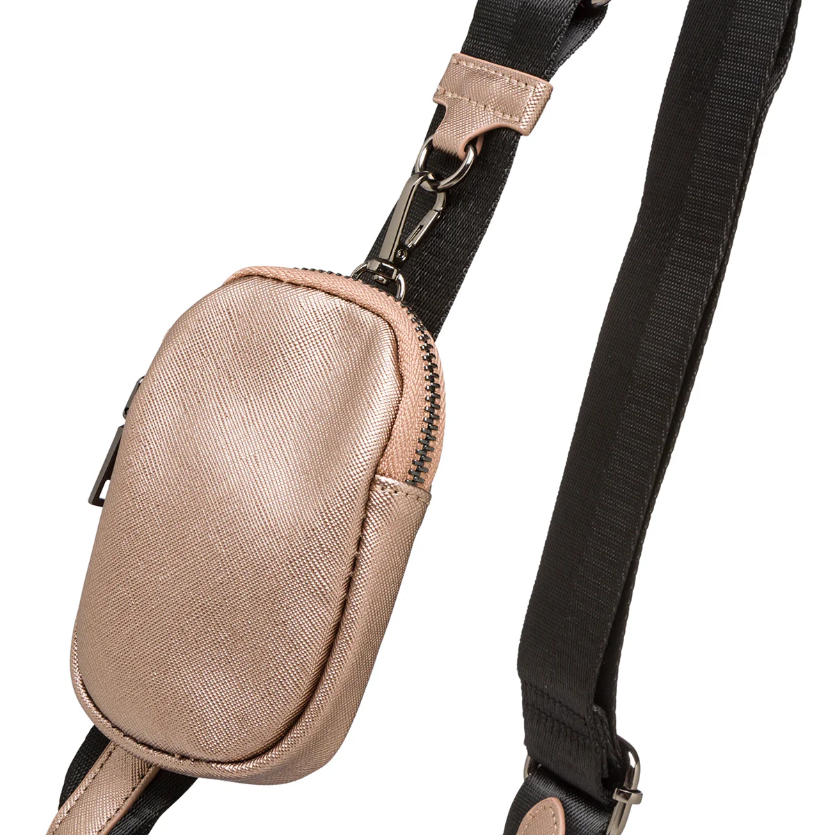 Borsa oro rosa da donna con tracolla a catena lora Ferres - Image 4