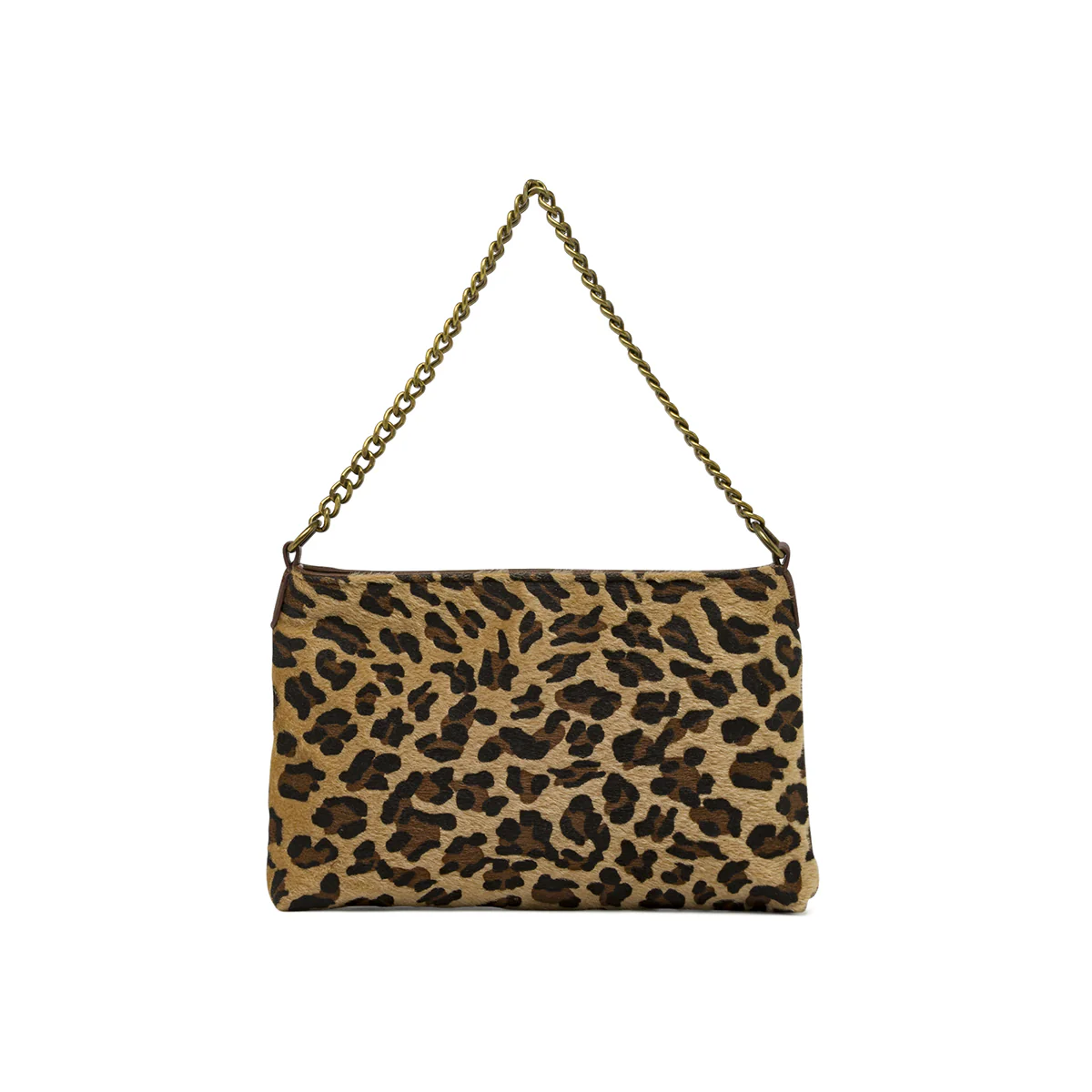 Borsa pochette Marrone da Donna con stampa animalier Lora Ferres