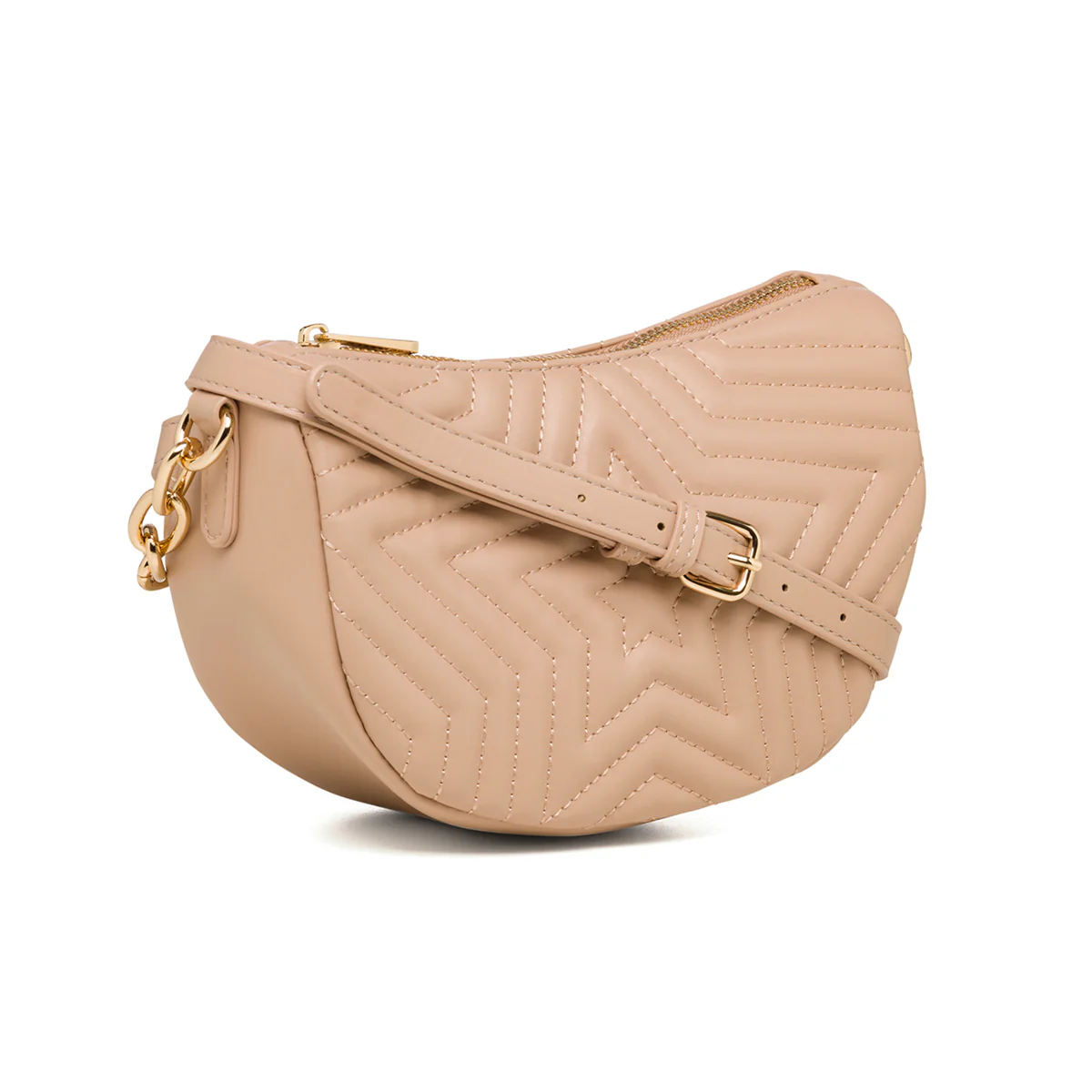Borsa trapuntata beige da donna Call It Spring Chic Life - Image 2