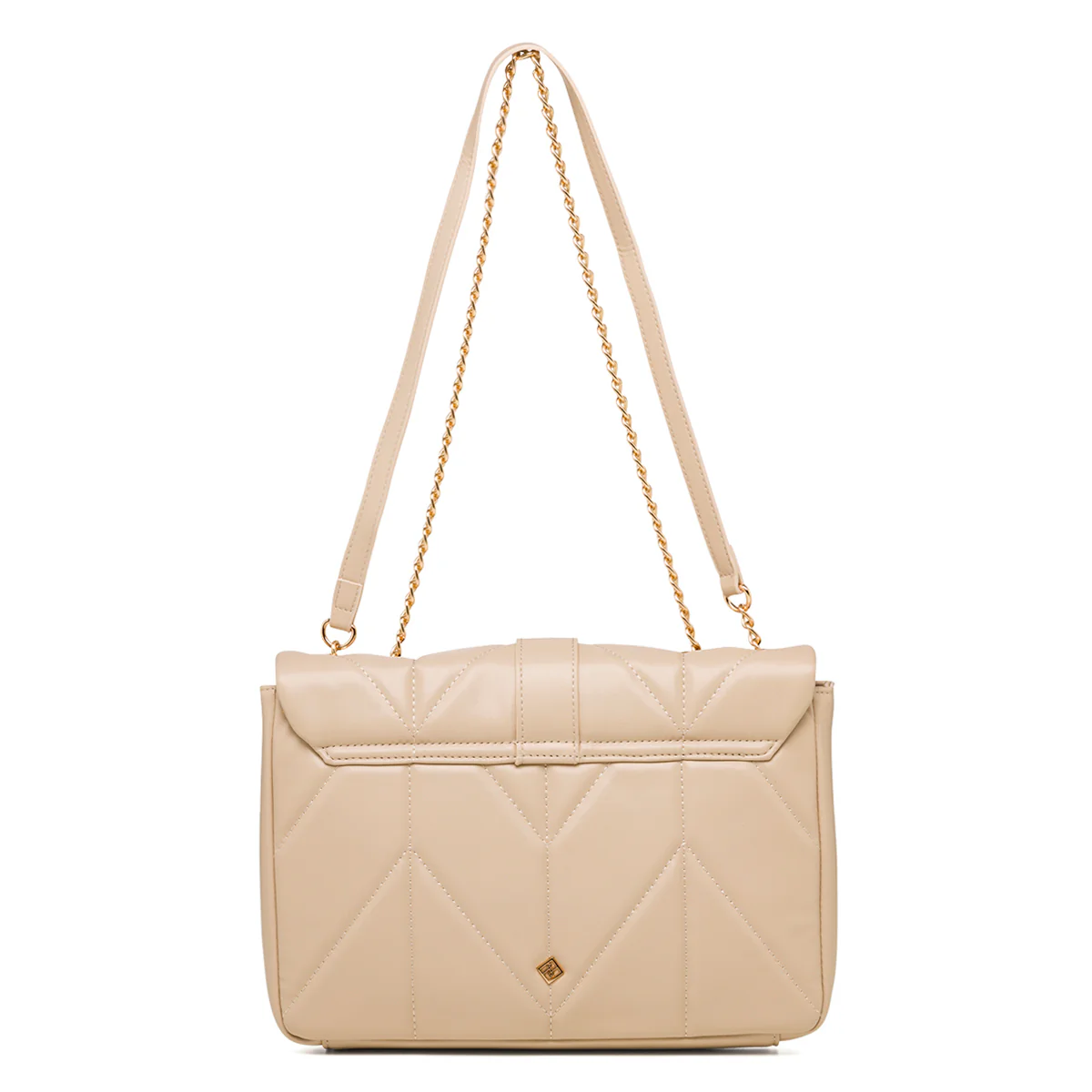 Borsa trapuntata beige da donna con tracolla a catena Call It Spring Crush On You - Image 2