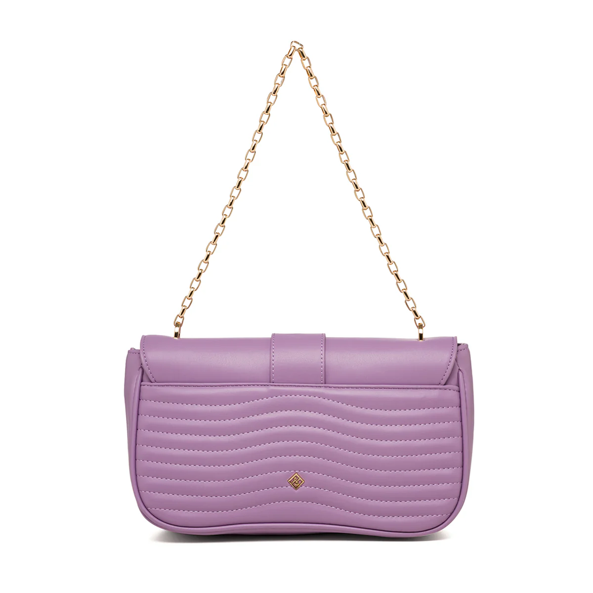 Borsa trapuntata lilla da donna con tracolla a catena Call It Spring Luldan - Image 2