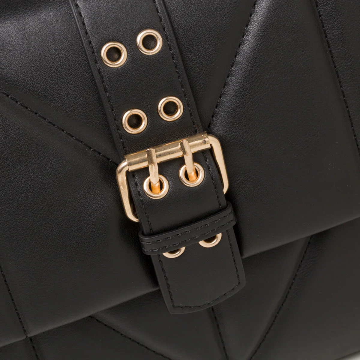 Borsa trapuntata nera da donna con tracolla a catena Call It Spring Crush On You - Image 5