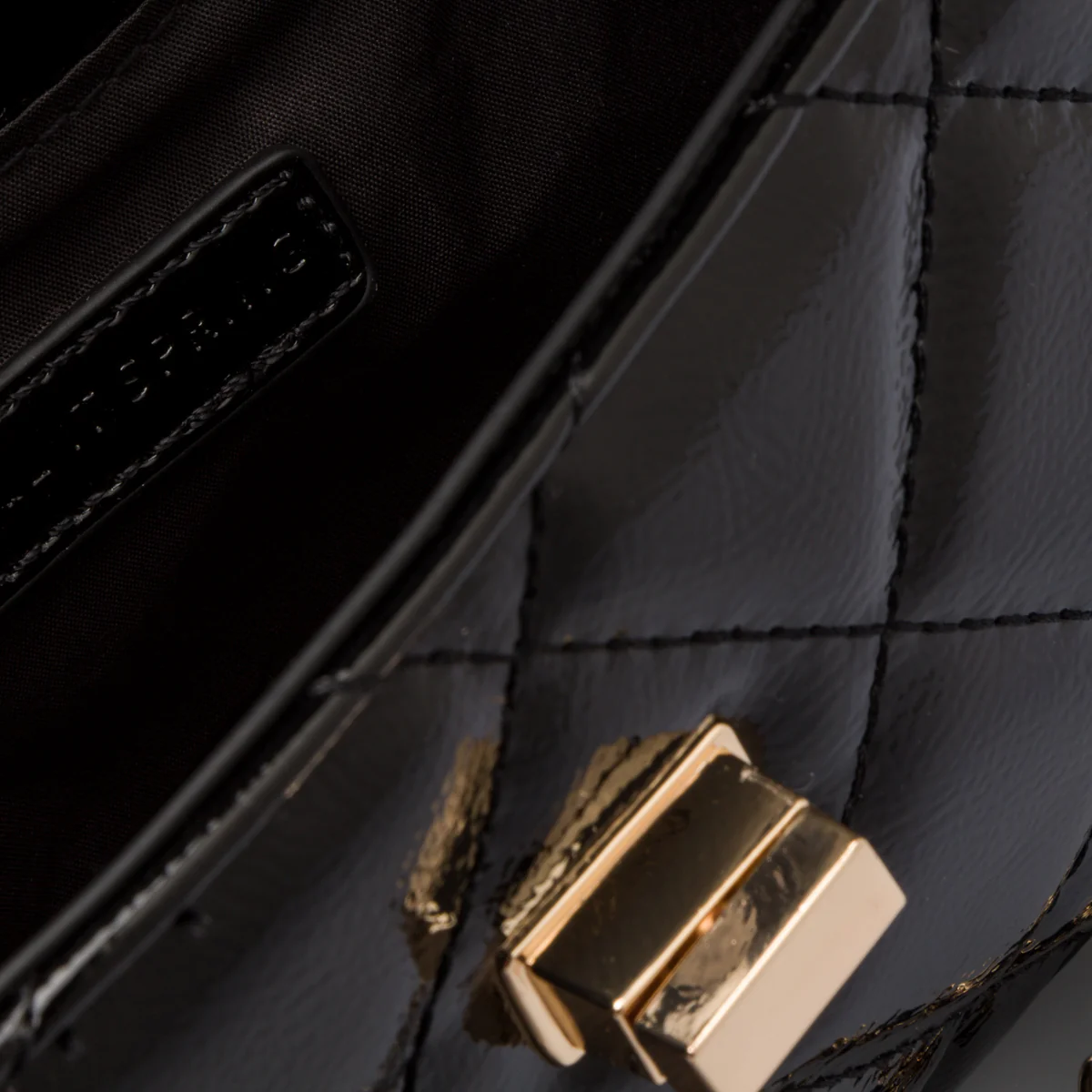 Borsa trapuntata nera da donna in "pelle vegana" Call It Spring Lexye - Image 6