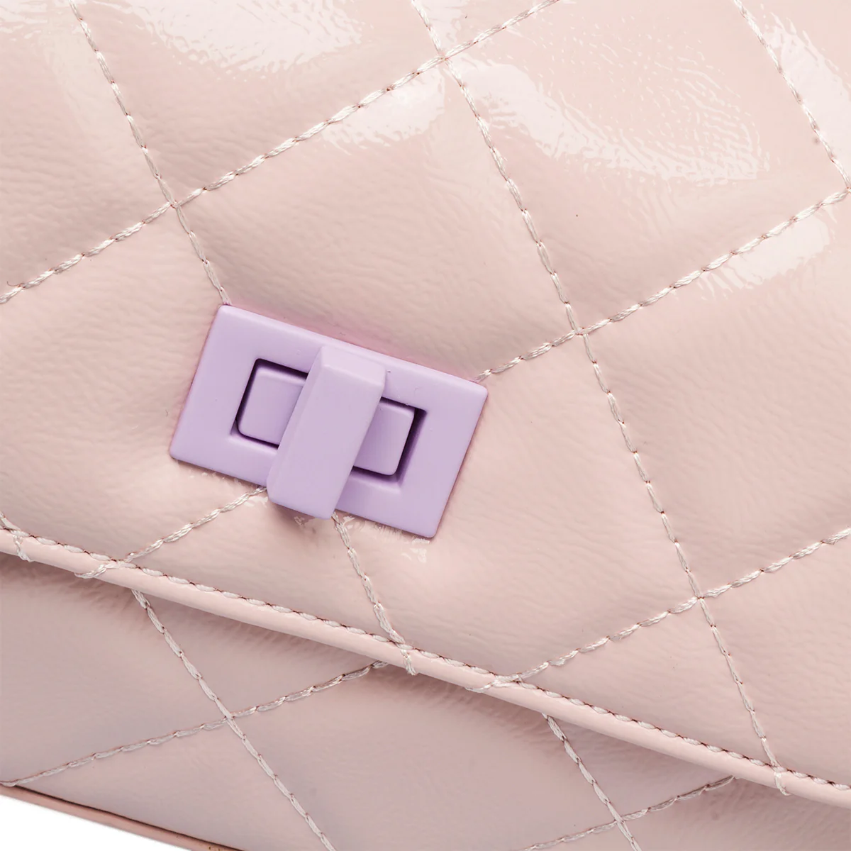 Borsa trapuntata rosa da donna in "pelle vegana" Call It Spring Lexye - Image 4