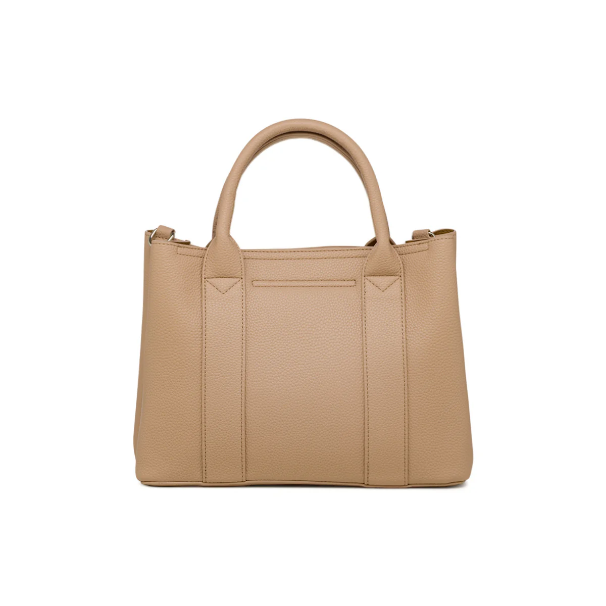 Borse a mano beige da Donna con logo in metallo Lora Ferres - Image 3