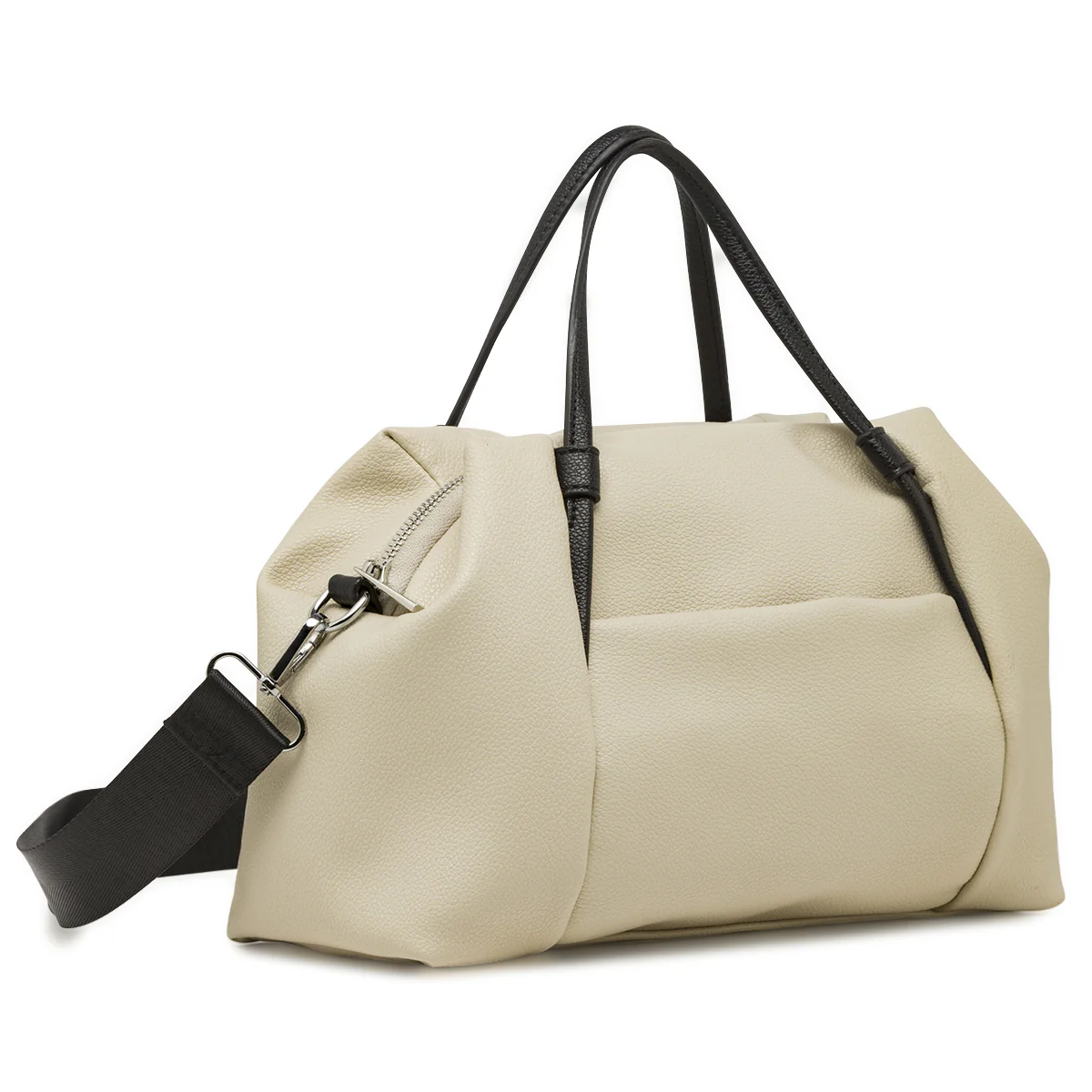 Borse Donna da donna beige Lora Ferres con manici e tracolla neri