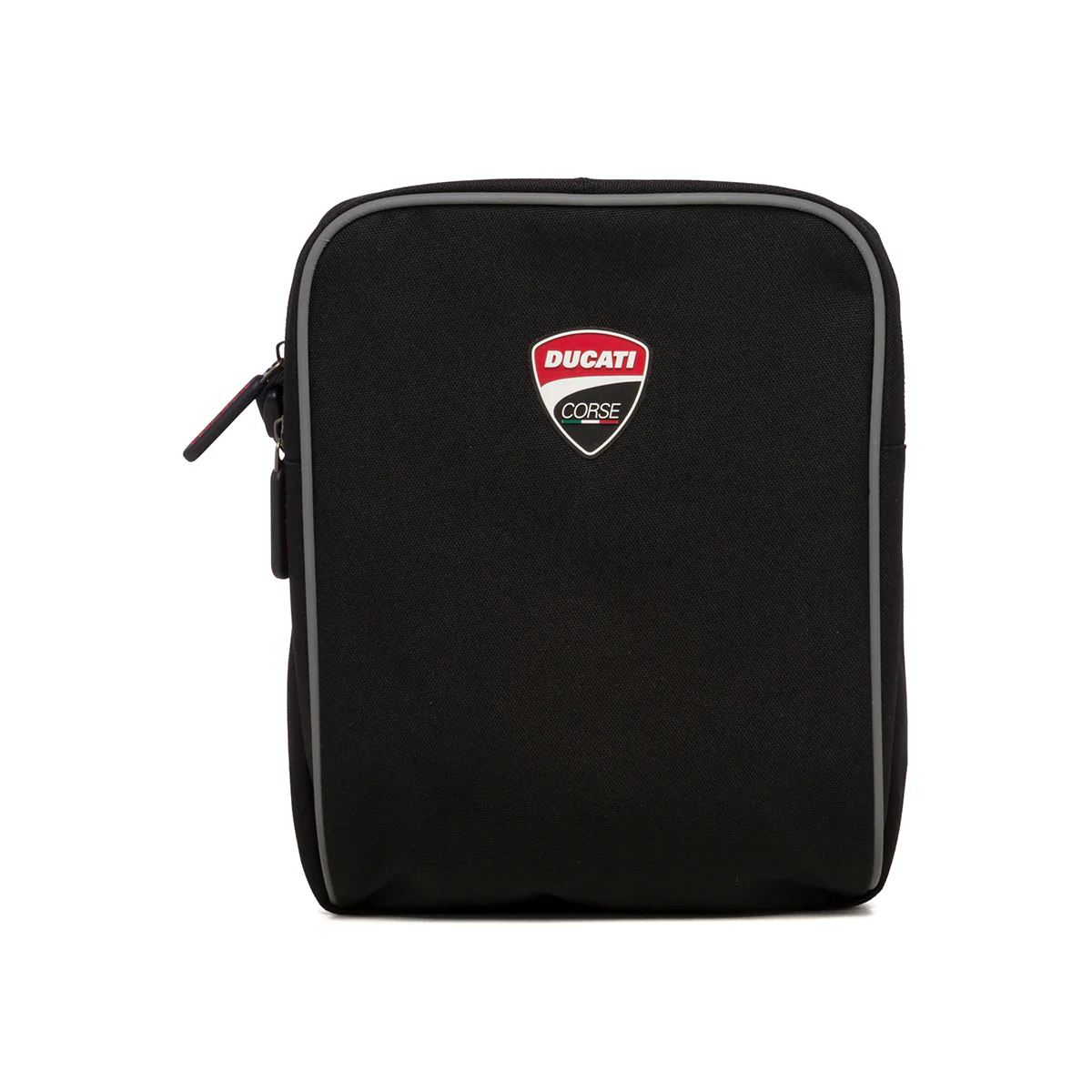 Borsello nero con badge Ducati Corse