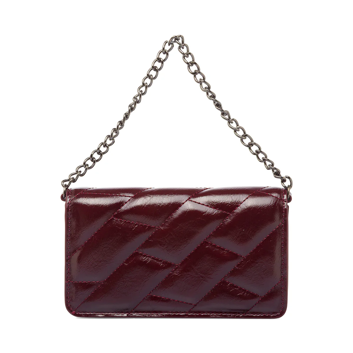 Borsetta Bordeaux da Donna con tracolla a catena Lora Ferres - Image 3