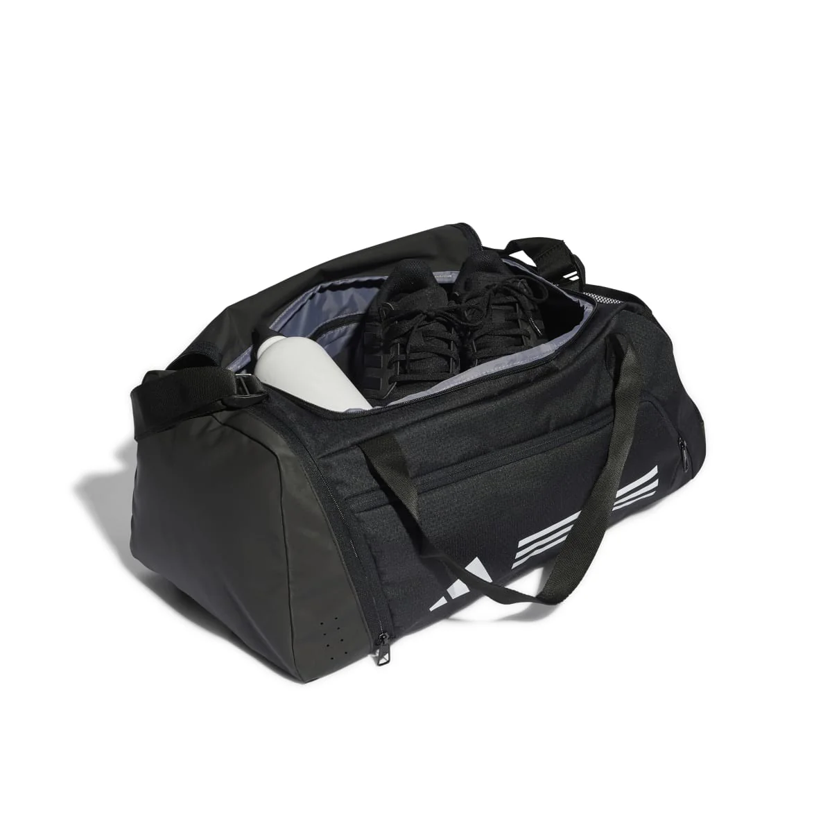 Borsone sportivo nero da palestra adidas TR Duffle S 3-Stripes - Image 4