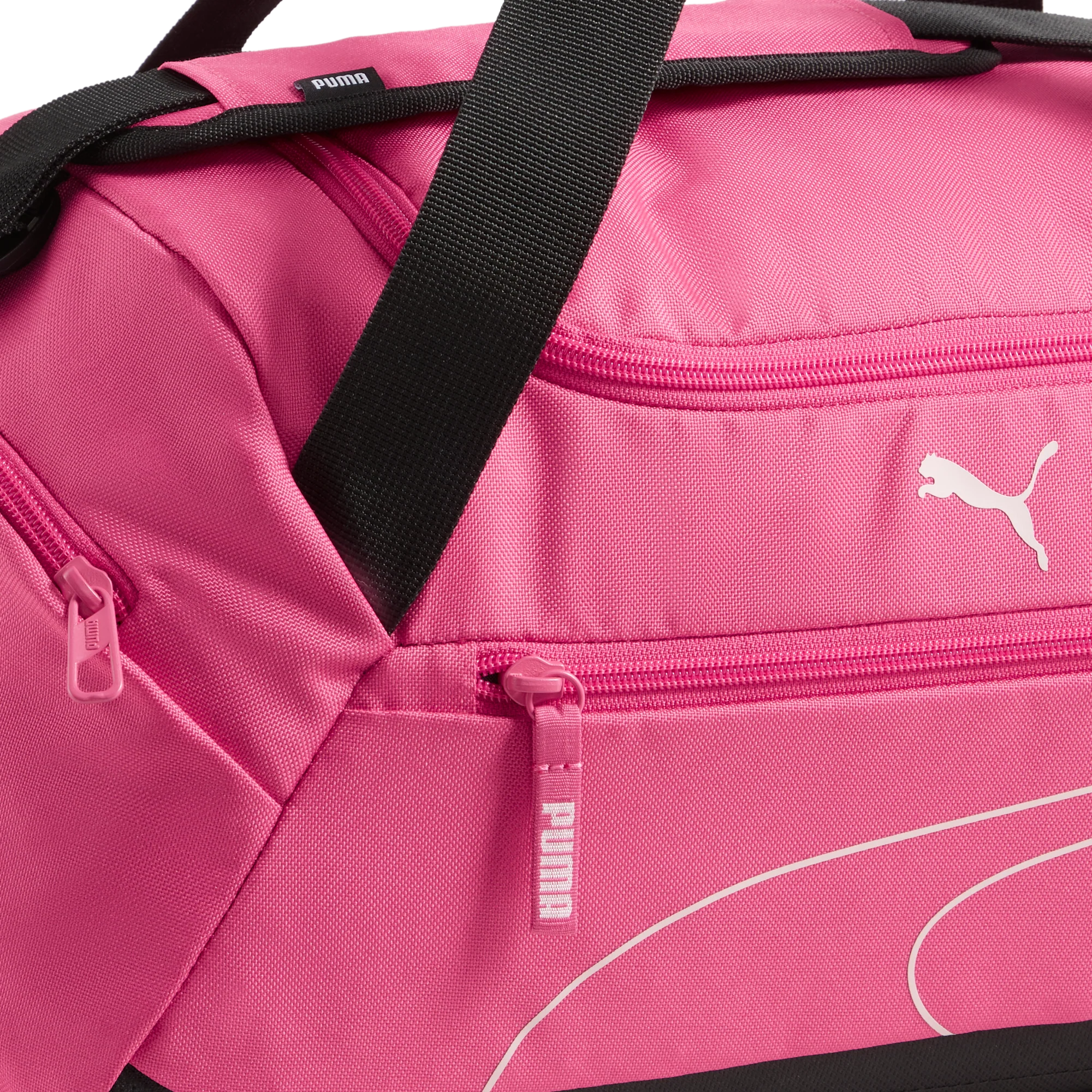 Borsone sportivo rosa con logo Puma - Image 4