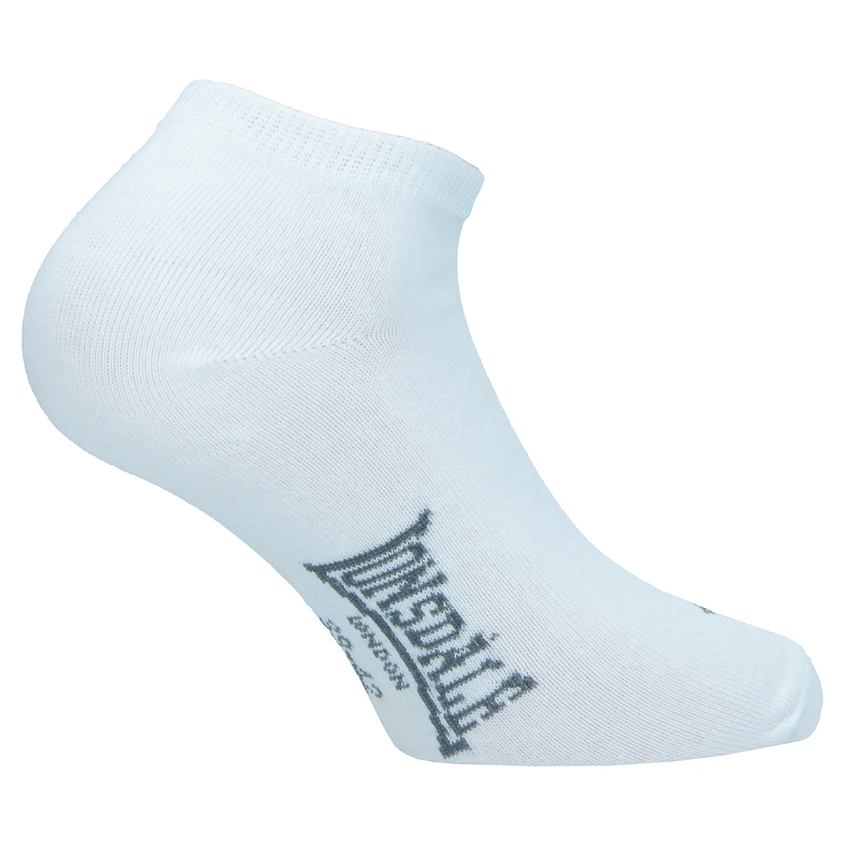 Calzini corti bianchi 5 paia in cotone unisex Lonsdale - Image 2