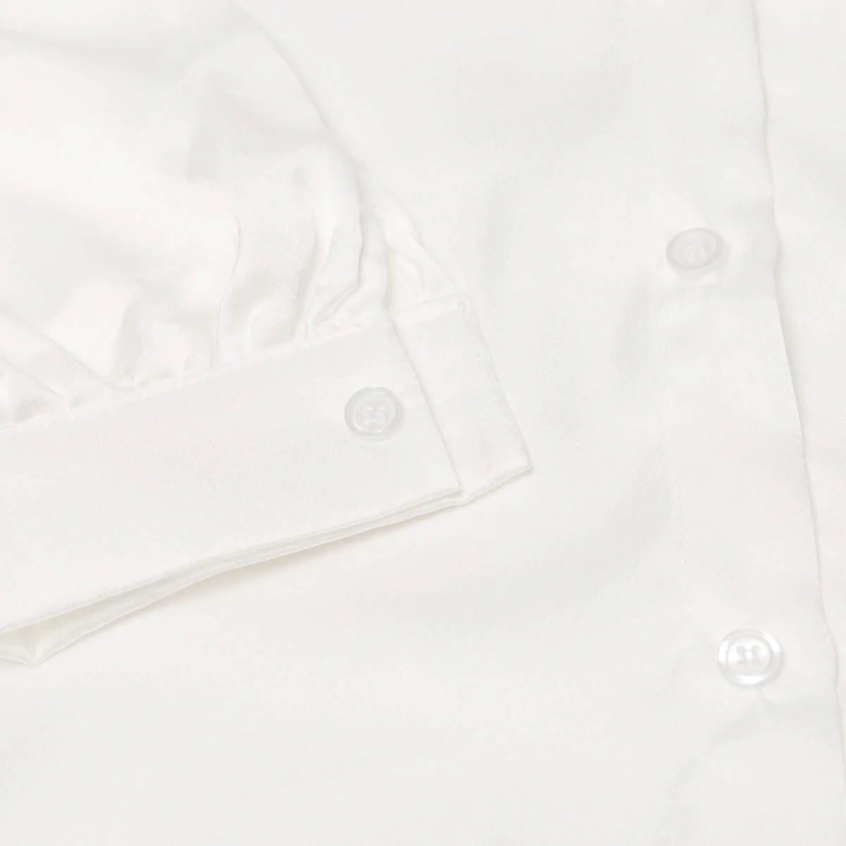 Camicia bianca da donna effetto seta Swish Jeans - Image 6