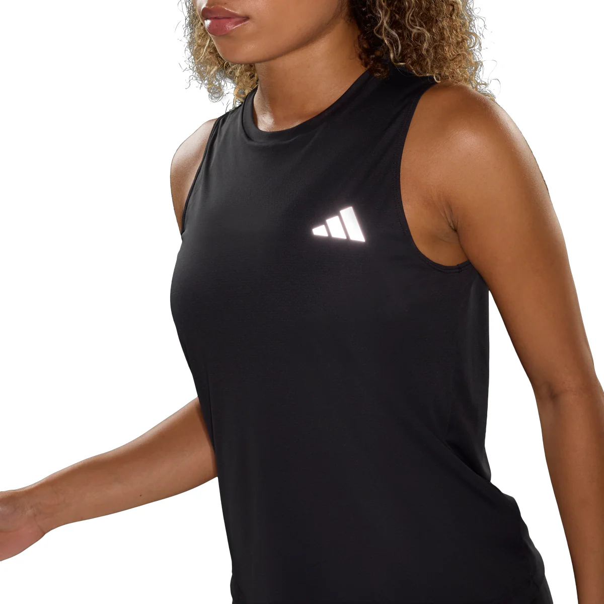 Canotta da corsa nera da Donna con tecnologia Climacool adidas - Image 6