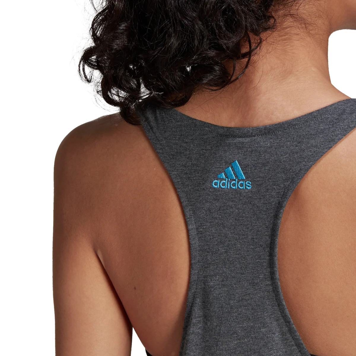 Canotta grigia da donna adidas LOUNGEWEAR Essentials Loose Logo - Image 4