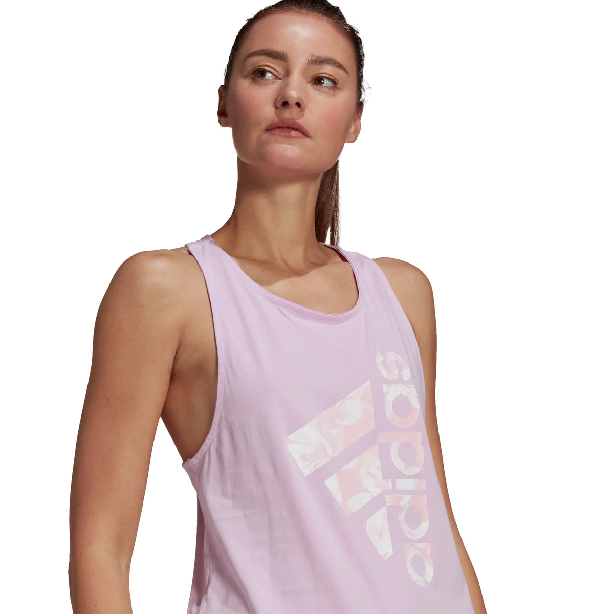 Canotta lilla adidas Floral - Image 4
