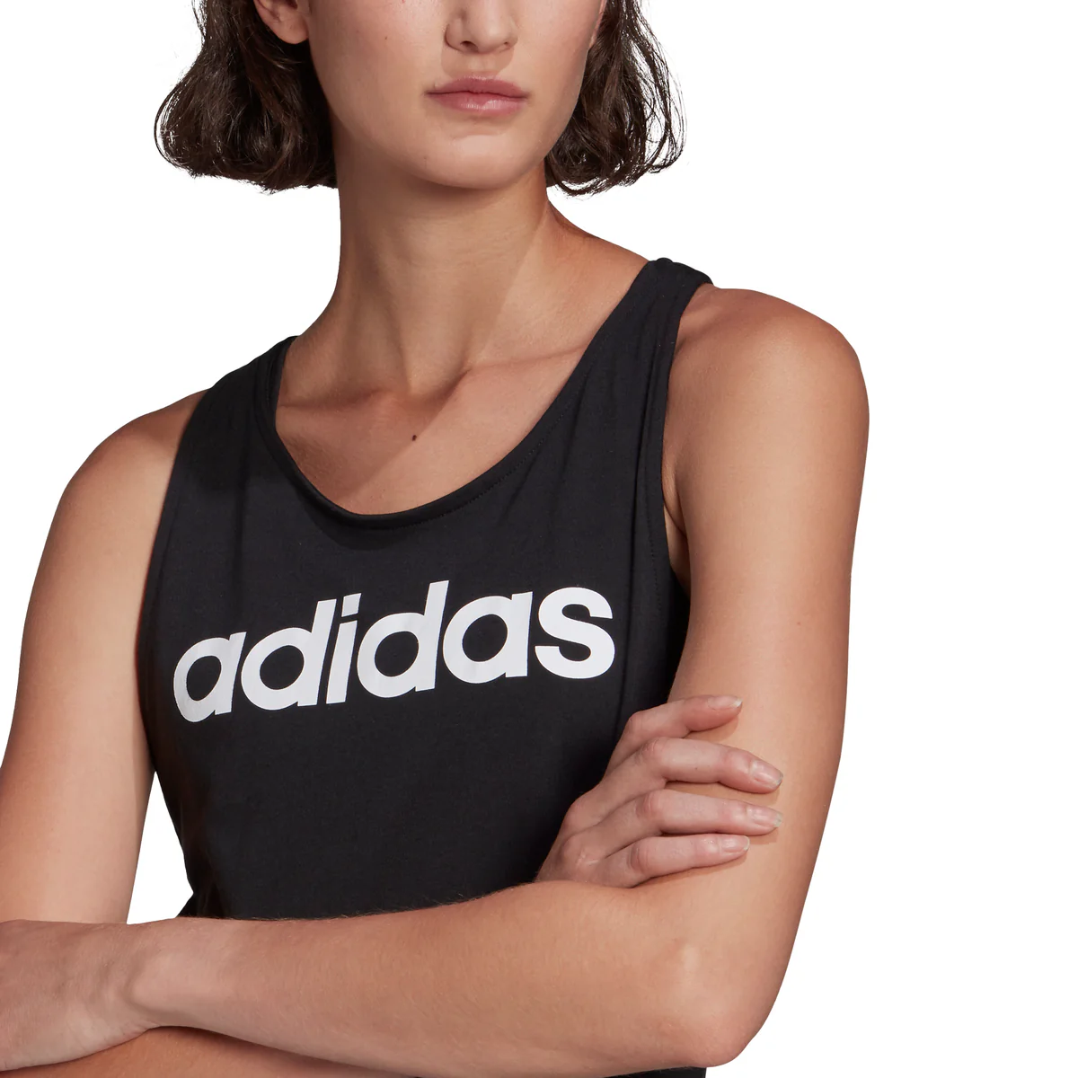 Canotta nera adidas LOUNGEWEAR Essentials Loose Logo - Image 3