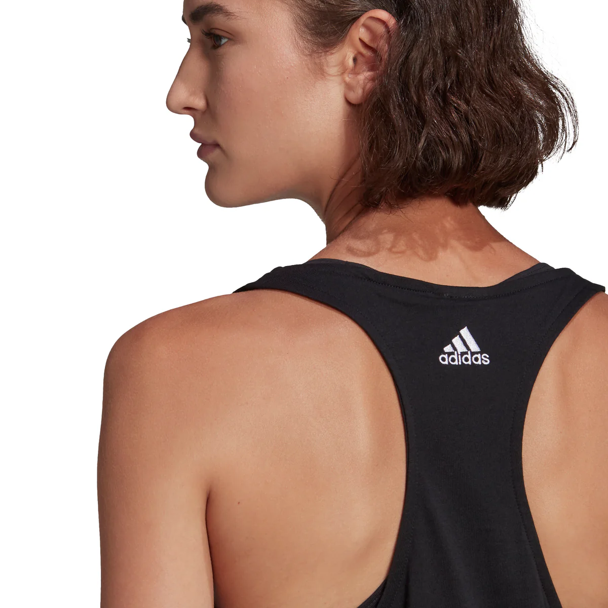Canotta nera adidas LOUNGEWEAR Essentials Loose Logo - Image 4