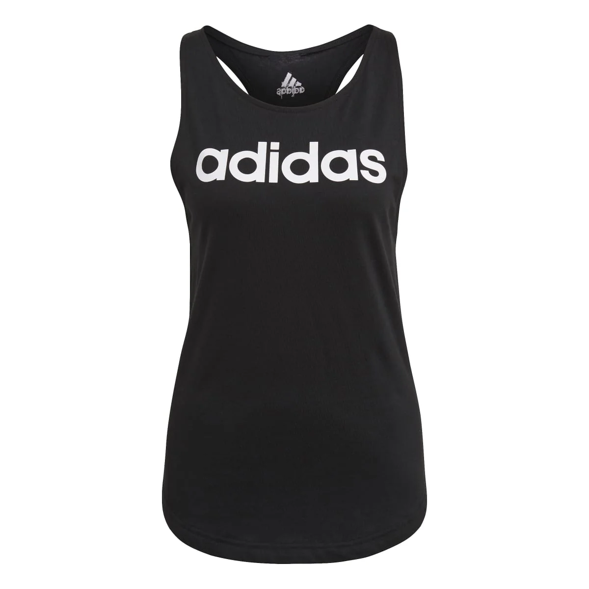 Canotta nera da donna adidas Loungewear Essentials Loose Logo