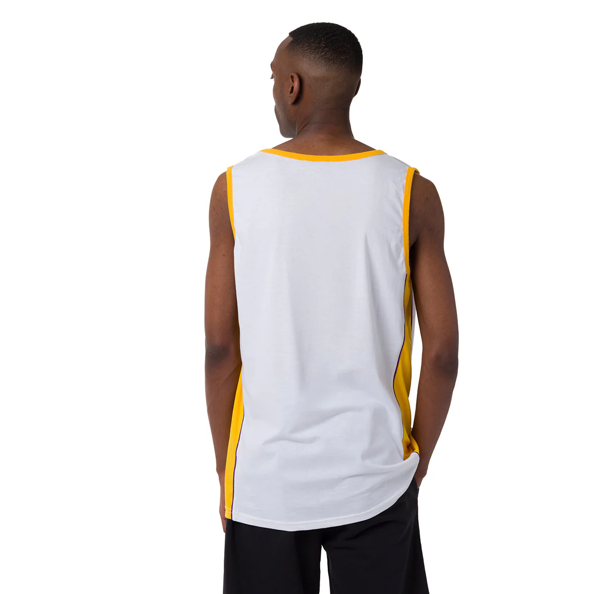 Canotta sportiva da Uomo in Cotone bianca della squadra LA Lakers NBA - Image 2