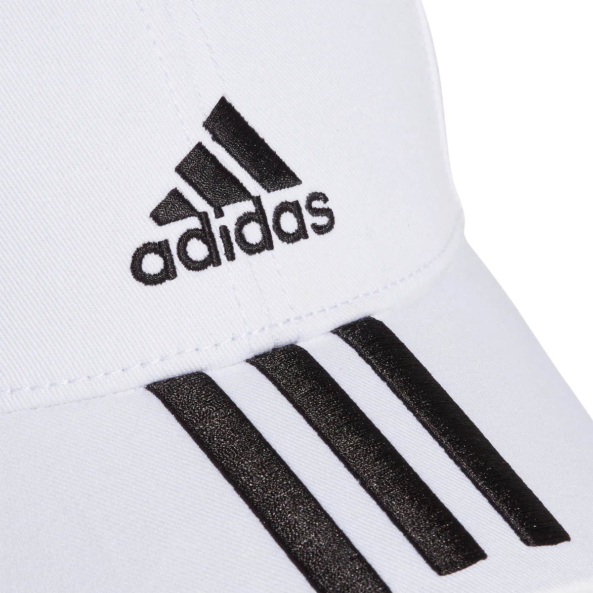 Cappellino bianco da baseball adidas 3-Stripes - Image 3