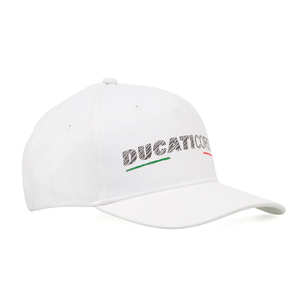 Cappellino bianco regolabile da Uomo Ducati Corse - Image 2
