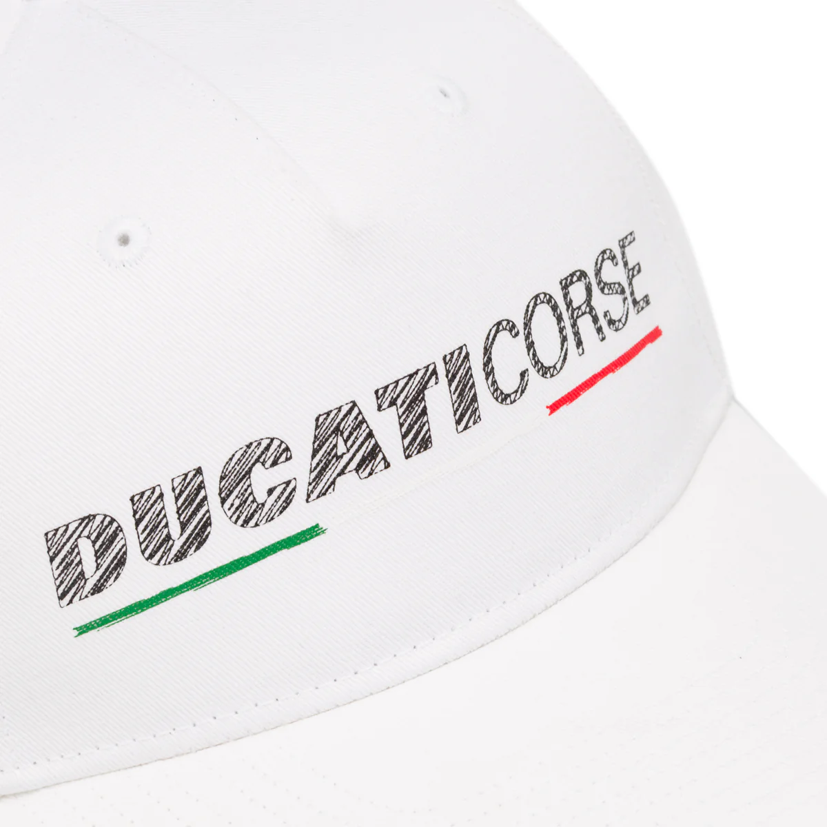 Cappellino bianco regolabile da Uomo Ducati Corse - Image 4