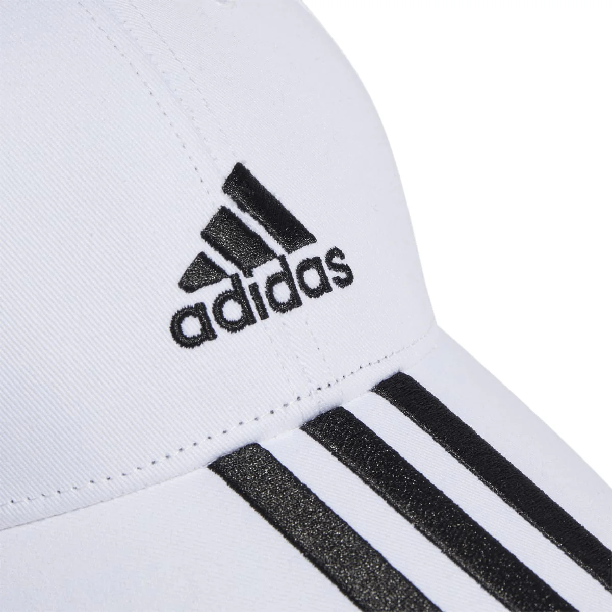 Cappellino da baseball bianco adidas 3-stripes Cotton Twill - Image 3