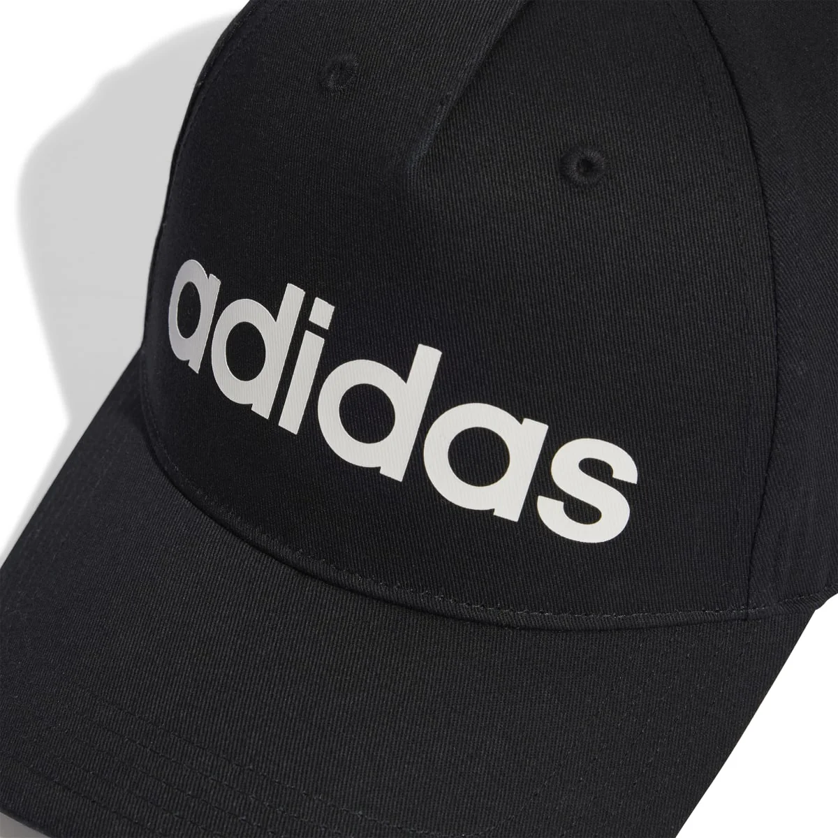 Cappellino da baseball nero con logo bianco adidas Daily - Image 2