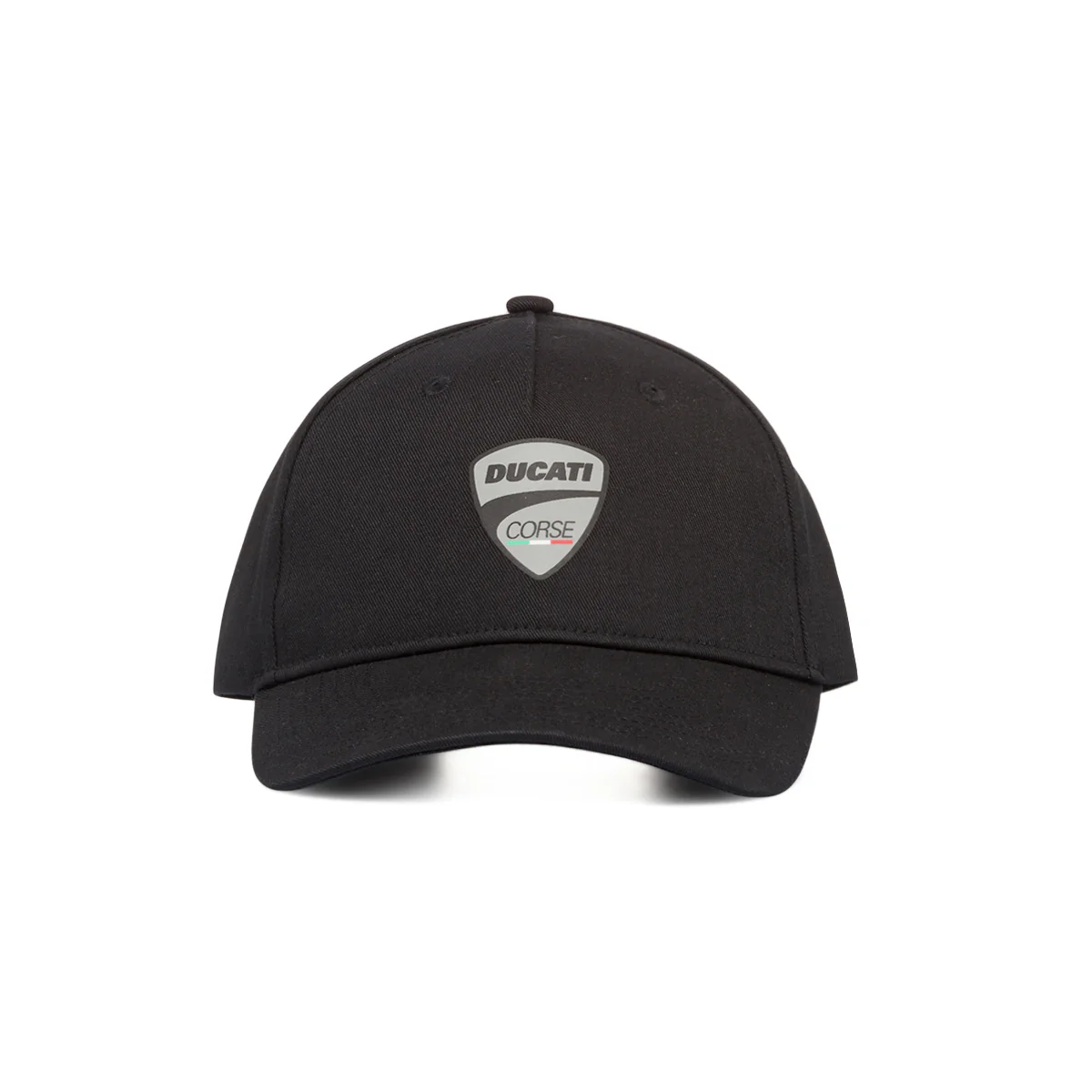 Cappellino da baseball nero con logo grigio Ducati Corse - Image 2