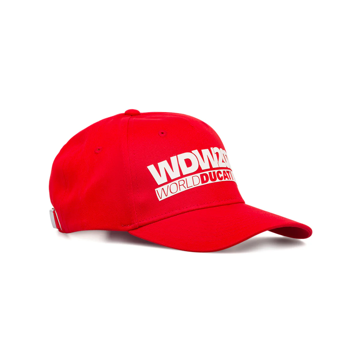 Cappellino da uomo rosso con logo WDW2024 Ducati - Image 2