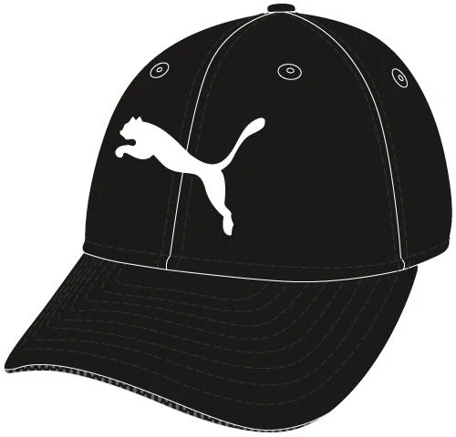 Cappellino nero con logo bianco Puma Big Cat - Image 4
