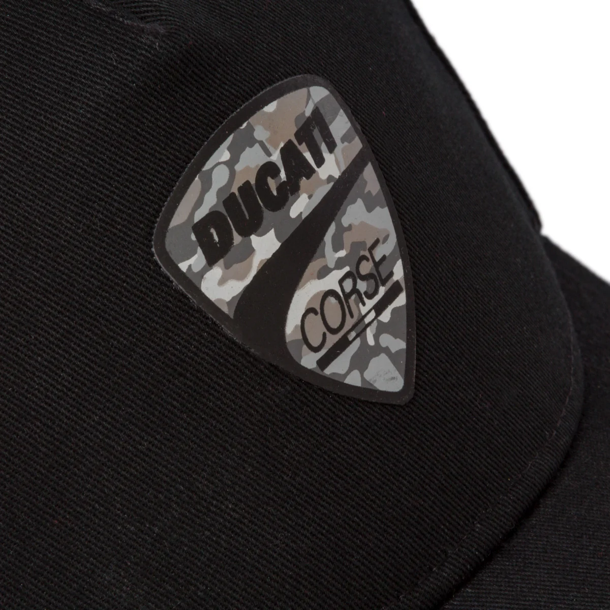 Cappellino nero con logo camouflage Ducati Corse - Image 4