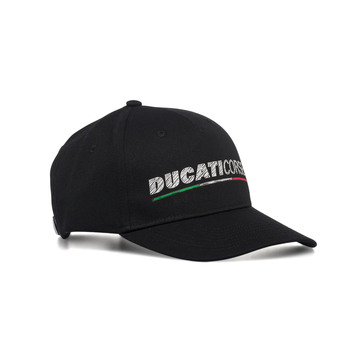 Cappellino nero con stampa logo Ducati Corse - Image 2