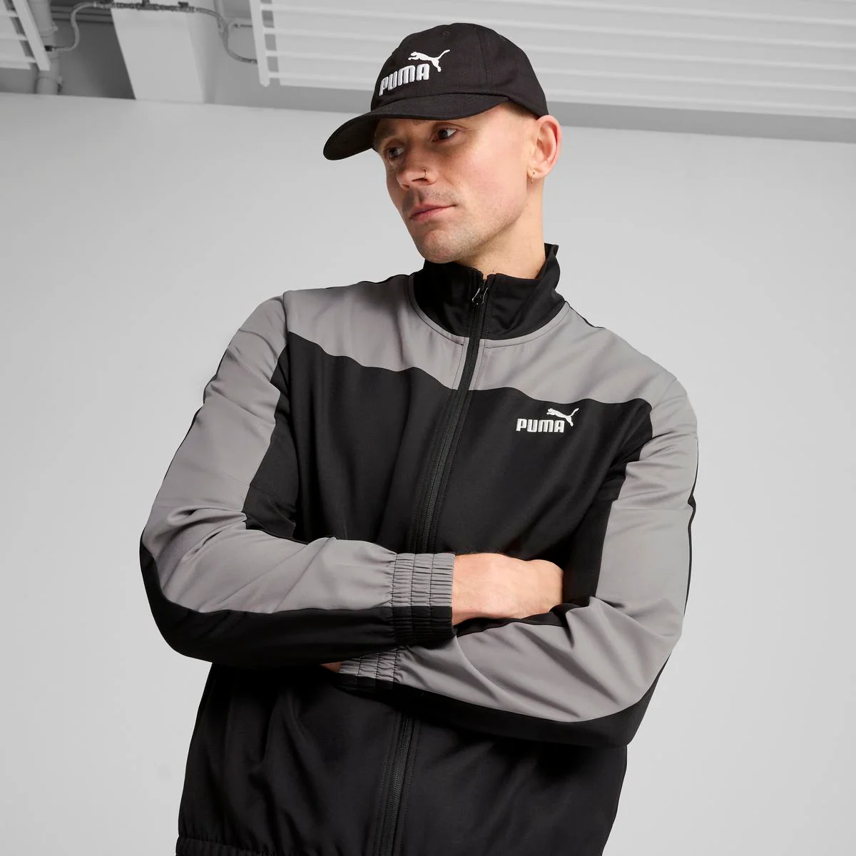 Cappellino nero da Uomo regolabile con velcro Puma - Image 3
