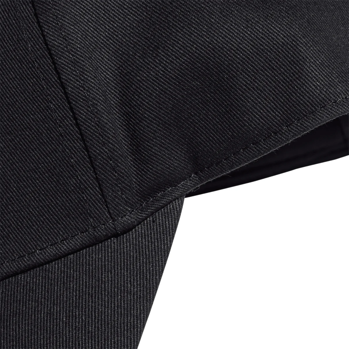 Cappellino nero regolabile con visiera e logo adidas - Image 2