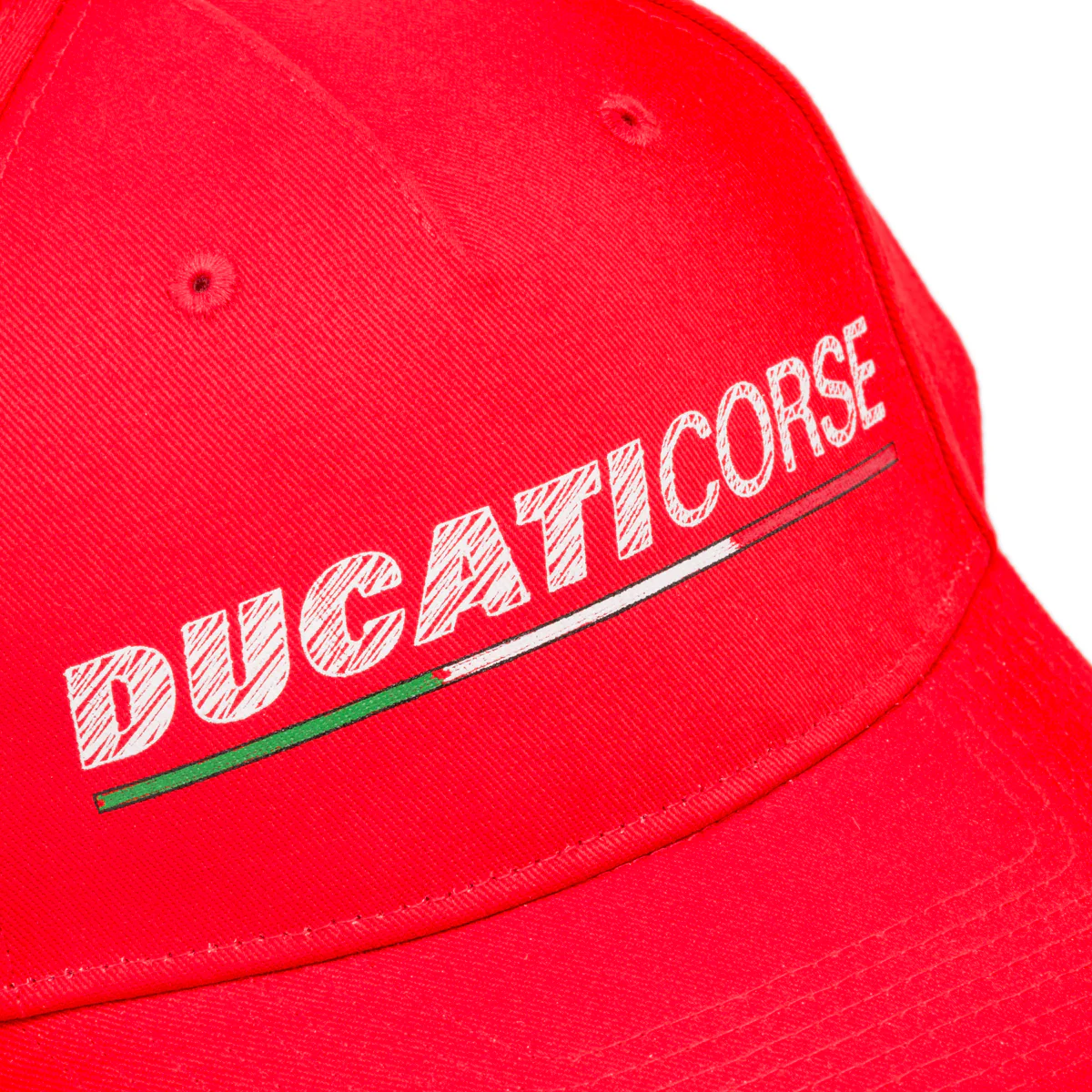 Cappellino rosso regolabile da Uomo con logo Ducati Corse - Image 4