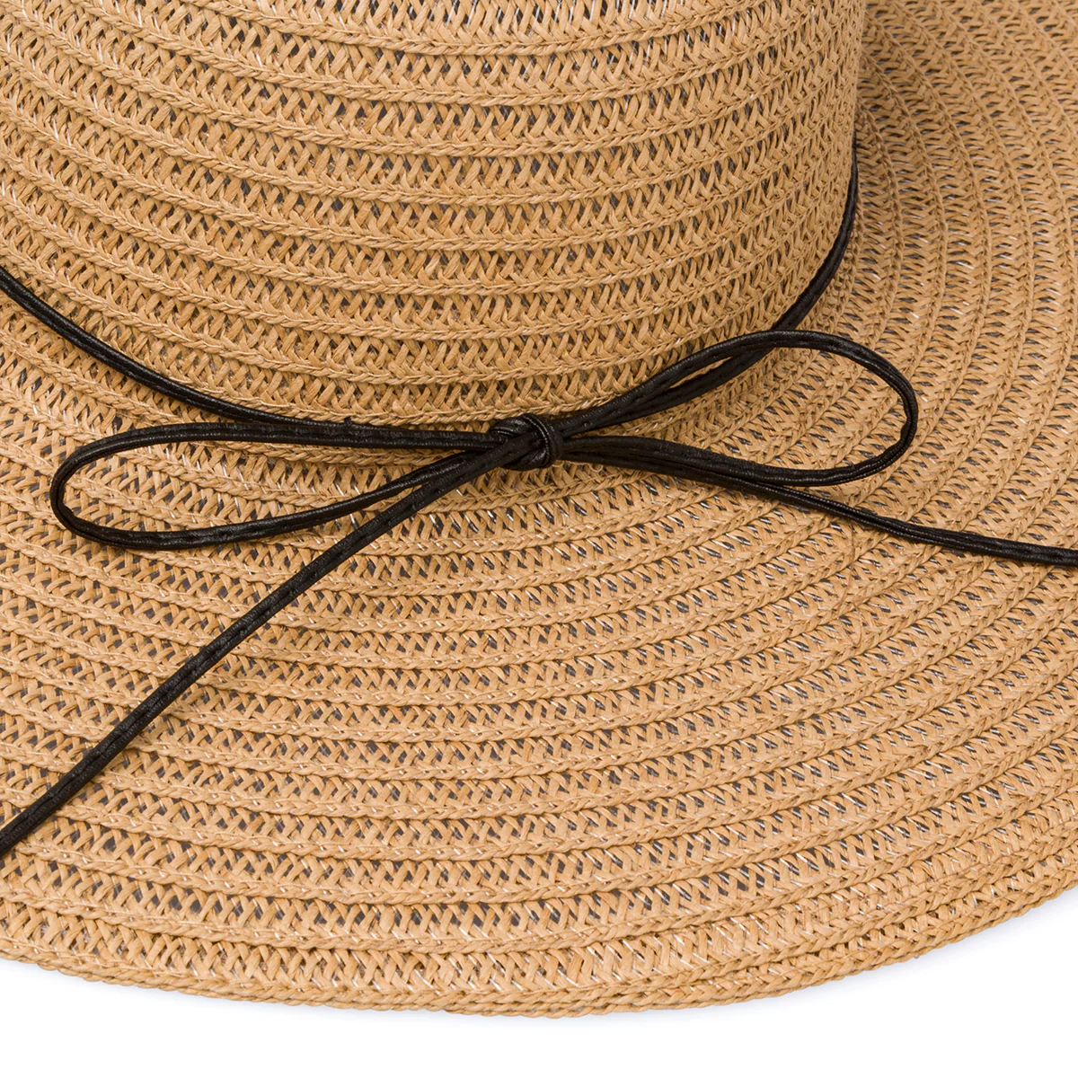 Cappello di paglia a tesa larga marrone da donna Lora Ferres - Image 2