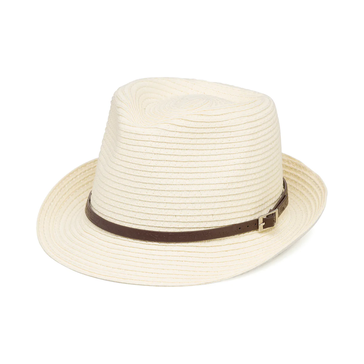 Cappello di paglia da uomo con cinturino marrone Riflessi Urbani