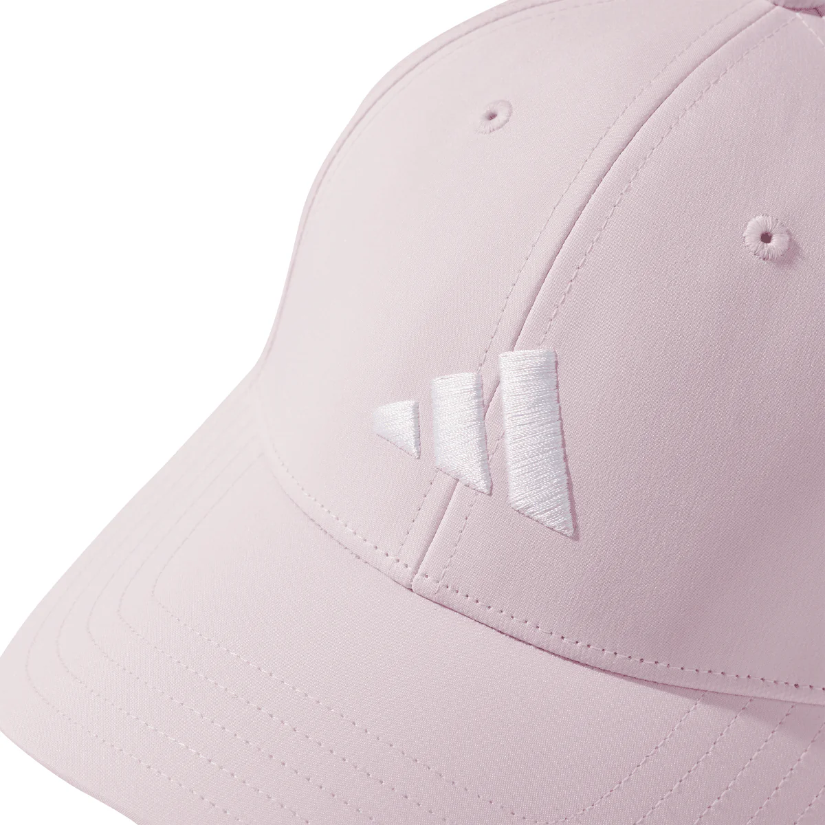 Cappello rosa regolabile con visiera e logo adidas - Image 2