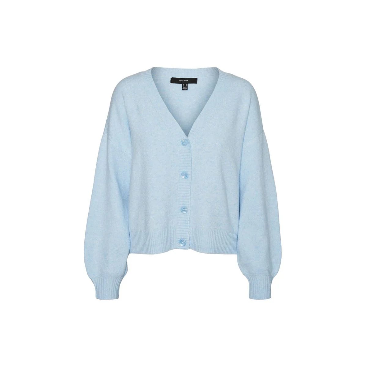 Cardigan azzurro con bottoni da donna Vero Moda - Image 5