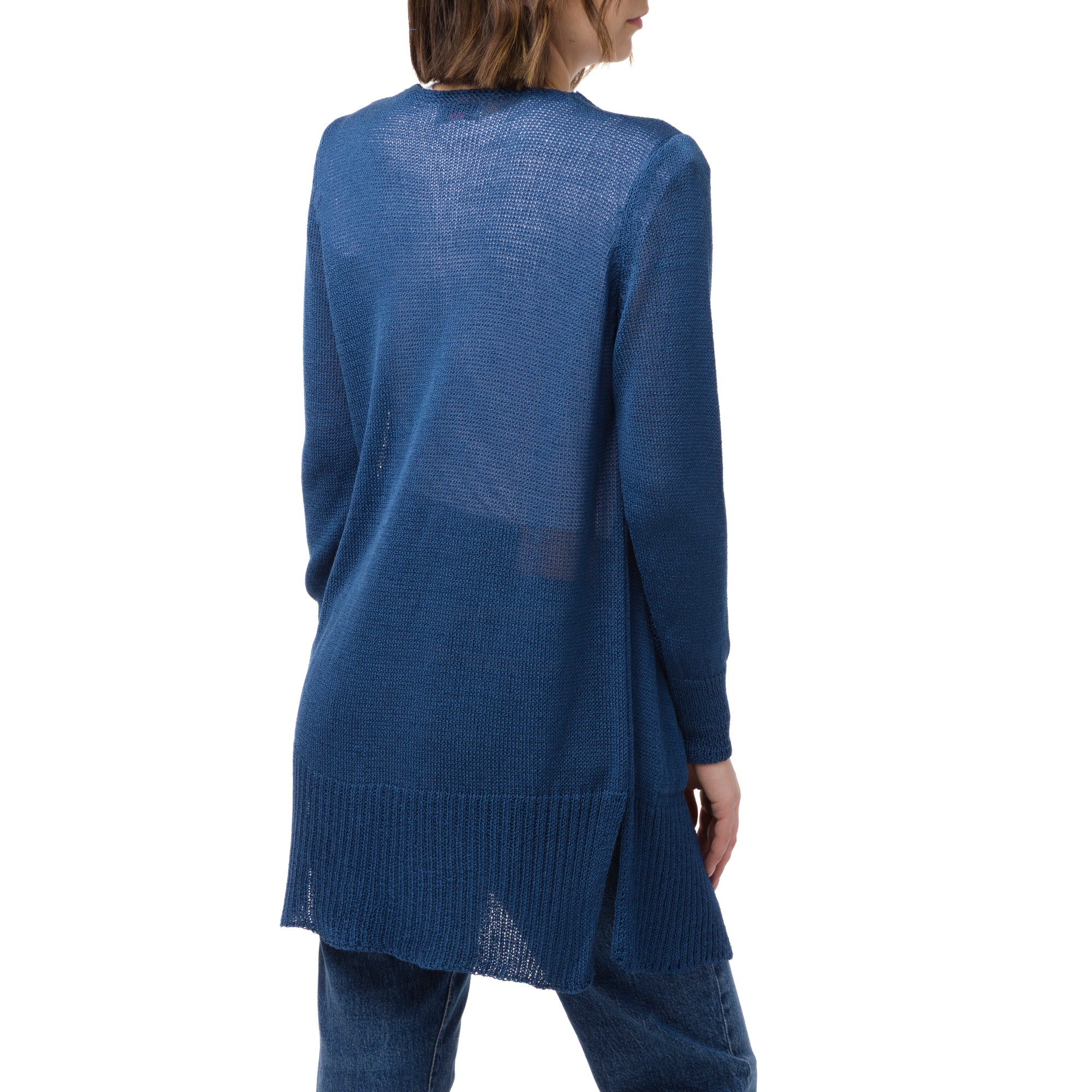 Cardigan blu da Donna con tasche Swish jeans - Image 2