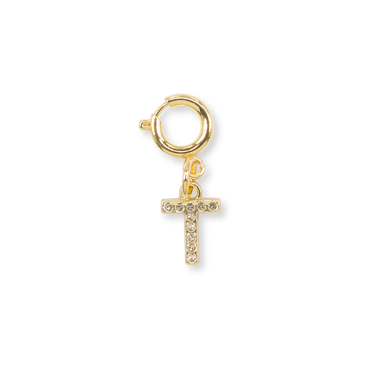 Charm Lettera T oro accessorio unico per scarpe borse Lora Ferres